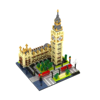 Architektūra, Big Ben, Eifelio Bokštas, Londono Poros Luvras Micro Blokai Capitol Sydney Opera House Taj Mahal Statybos žaislas