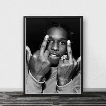 ASAP Rocky Spausdinti Plakato Reperis Plakatas Muzikos Žvaigždė Hip-Hop Reperis Spausdinti Sienos Nuotraukas Kambarį Namų Dekoro