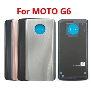 Atgal Baterijos Dangtelis Galinių Durų Būsto Klijai Klijais Motorola Moto G6 Pakeitimo Dalis