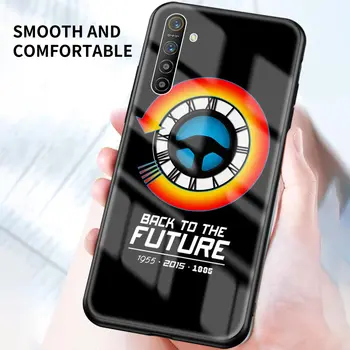 Atgal Į Ateitį Grūdintas Stiklas Atveju KOLEGA Realme C3 5 6 7 Pro 7i XT Kolega A52 Rasti X2Lite A9 2020 Padengti Išmaniųjų Telefonų Coque