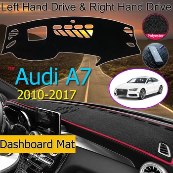 Audi A7 2010~2017 4G8 neslystantis prietaisų Skydelio Kilimėlis Padengti Trinkelėmis Atspalvį Dashmat Kilimų Reikmenys S-line S7 RS7
