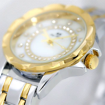 Aukštos Kokybės Moterų Japonijos judėjimo Prabangos Prekės ženklo Žiūrėti 2021 Suknelė Aukso Moterų Laikrodis Diamond Ponios Kvarciniai Laikrodžiai Moteris
