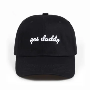 Aukštos kokybės naujas taip daddy Reguliuojamas golfo Medvilnės Dangtelis Tėtis Skrybėlę Juodą beisbolo kepuraitę vyrams, moterims, Hip-hop snapback cap kepurės didmeninė