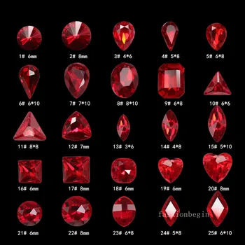 Aukščiausios kokybės Mišrios formos k9 kristalų siam punkte atgal Cirkonio K9 Stiklo Išgalvotas akmenys drabužių Papuošalai Nagų Dailės Apdaila
