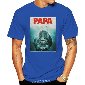 Autentiška DVASIA Juosta Papa Emeritas II Žandikaulių Logotipas T-Shirt S-2XL NAUJAS