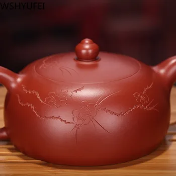 Autentiškas Yixing arbatos puodą Raudonos Molio Arbatinukas Garsaus Dahongpao filtras virdulys, arbata infuser Kinijos rankų darbo Zisha Teaware 170ml
