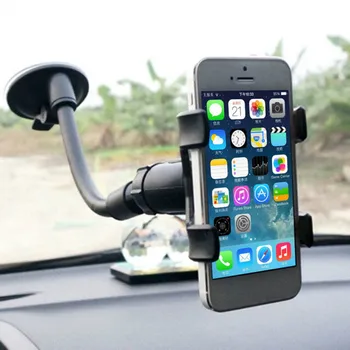 Automobilinis Laikiklis Telefono Laikiklis, Auto Juodos spalvos galinio vaizdo Veidrodėliai 360 Laipsnių Sukimosi GPS Mobiliojo Telefono Laikiklis Stovėti Xiaomi 