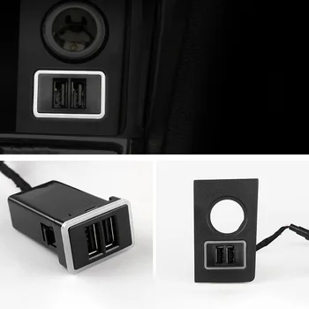 Automobilinis Įkroviklis Dual USB Prievadai, Telefono Greitai Įkrauti DVR Adapteriu, Plug & Play Kabelis Skoda Kodiaq 2017-2020