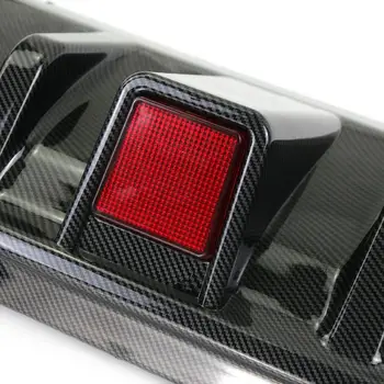 Automobilio Galinio Buferio Difuzorius Spoileris su Šviesos Infiniti Q50-2017 Automobilių Modifikavimo Užpakalinės Lūpų Kūno Kit Anglies Pluošto