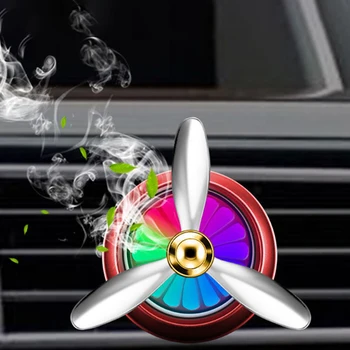 Automobilio Kvapas LED Mini Kondicionavimo Ventiliacijos Anga Kvepalai, Oro FreshenerClip Šviežių Aromaterapija Kvepalų Lydinio Auto Geros Priedai