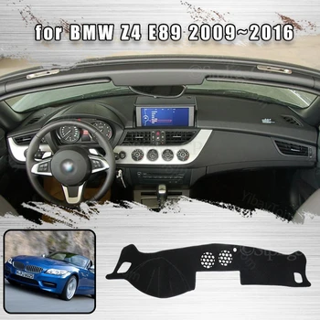 Automobilio prietaisų Skydelio Dangtelį Brūkšnys Kilimėlis BMW Z4 E89 2009 M.~2016 Auto neslidus Saulės Pavėsyje, Trinkelėmis Kilimas