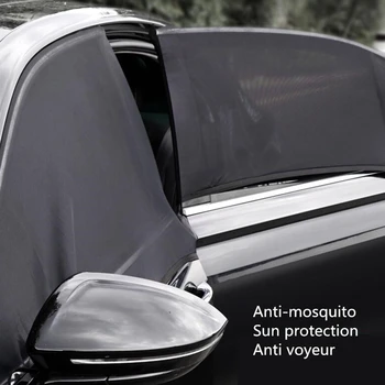 Automobilių Langų skėtį nuo saulės Vaikai Anti-uodų Saulės Pavėsyje Padengti Shield UV Apsauga Automobilio Akies 
