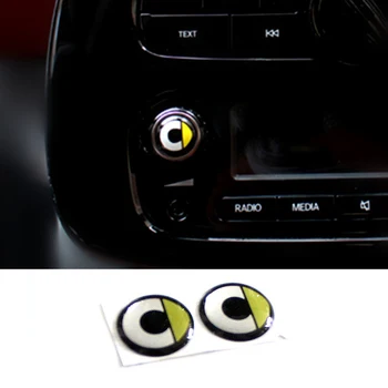 Automobilių Lipdukai 3D Ženklelis Emblema Lipdukas Benz Smart 451 453 450 452 454 Fortwo Forfour Crossblade City-Coupe Roadster Coupe