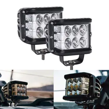 Automobilių Modifikavimo Dėmesio 36w LED Strobe Dual Spalva Darbą dega Sunkvežimis Pickup VISUREIGIS
