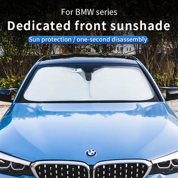 Automobilių priekinio lango skėtį nuo saulės bmw f30 f10 g20 g30 x1 x2 x3 x5 priekinis izoliacijos medžiaga atspalvį medžiaga Vasaros saulės
