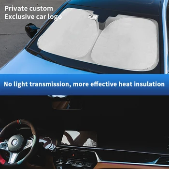 Automobilių priekinio lango skėtį nuo saulės bmw f30 f10 g20 g30 x1 x2 x3 x5 priekinis izoliacijos medžiaga atspalvį medžiaga Vasaros saulės