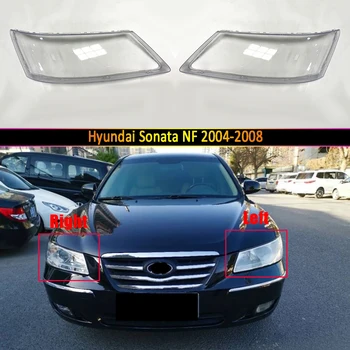 Automobilių Žibintų Objektyvas Hyundai Sonata NF 2004 m. 2005 m. 2006 m. 2007 m. 2008 m. Automobilio Žibintai Dangtelio Pakeitimas Auto Korpuso Dangtelio