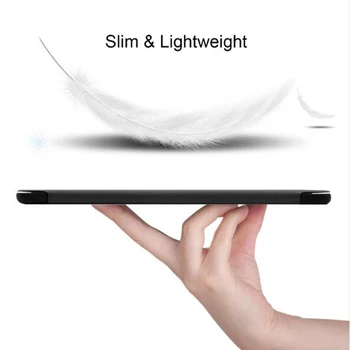 AXD Samsung Galaxy Tab 8.0 Padengti Smart Sulankstomas Stovas Atgal Fundas Už Tab 8.0 SM-T380 T385 Su Auto Sleep/Wake Up