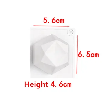 Aštuoni pusių Daugiašalių Diamond Veido Cube 
