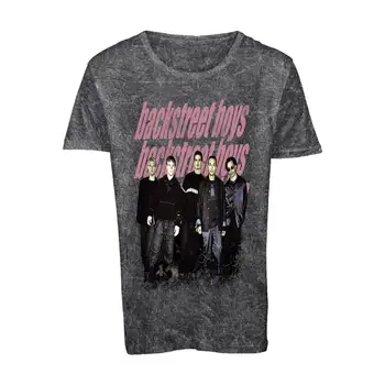 Backstreet Boys Retro balinti vyrų ir moterų trumparankoviai marškinėliai