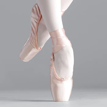 Baleto Šokių Bateliai Vaikų ir Suaugusiųjų Baleto Šokių Bateliai Pointe Profesinių Su Kaspinais Batus Moteris Zapatos Mujer Moterų Sneaker