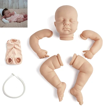 Bebe Lėlės Reborn Rinkinio 20 Cm Gyvas Naujagimis Reborn Baby Loulou Vinilo Unpainted Nebaigtų Lėlės Dalys 