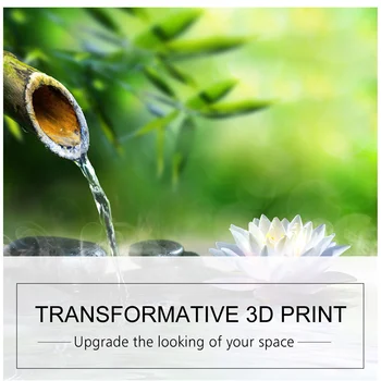 BeddingOutlet 3D Atspausdintas Lango Užuolaidėlė Zen Garden Prabangių Užuolaidų, Gėlių Waterlily 