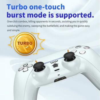 Belaidis Valdiklis Sony PS4 Su Pačiu Touchpad Ir Modelis Iš PS5 Valdytojas Turbo Vieno Mygtuko Sprogo Šešių Ašių Giroskopas
