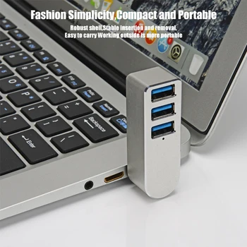 Belaidžio 3 in 1 USB 3.0 Hub Nešiojamas Adapterį, KOMPIUTERIO, Kompiuterio USB Mokestis Hub Sąsiuvinis Splitter Pratęsimo 