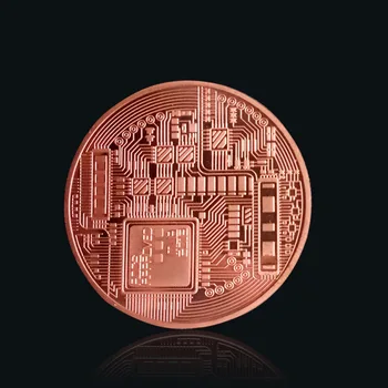 Bitcoin Virtualių Monetų Bitų Valiuta Proginę Monetą Bitcoin Proginę Monetą Medalis Dovanų, Suvenyrų Kolekcines, Monetas, Labai Gif