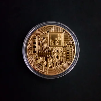 Bitcoin Virtualių Monetų Bitų Valiuta Proginę Monetą Bitcoin Proginę Monetą Medalis Dovanų, Suvenyrų Kolekcines, Monetas, Labai Gif