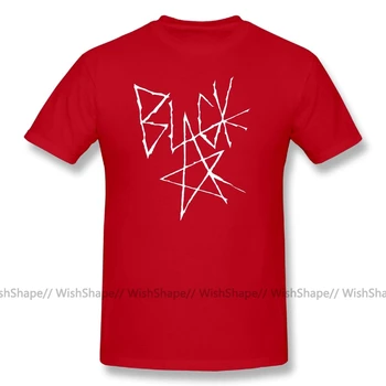 Black Star T-Shirt Soul eater - Black Star Parašas (Balta), Grafinis Marškinėliai Negabaritinių Medvilnės T marškiniai, Didmeninė Basic Tee Marškinėliai