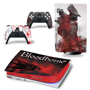 Bloodborne PS5 Standartinio Disko Leidimas Odos Lipdukas, Decal Padengti 5 PlayStation Konsolės & Valdytojas PS5 Odos, Vinilo Įklijos