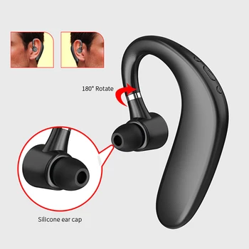 Bluetooth Ausines ausies Lankelio laisvų Rankų įrangą Belaidė laisvų Rankų įranga Ratai Skambinkite Sporto Ausines Su Mic Ausinės Išmaniųjų Telefonų