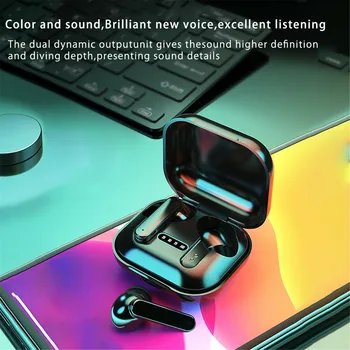 Bluetooth ausines in-ear belaidės ausinės audifonos ecouteur sans fil sporto auriculares Ausines, iPhone, 