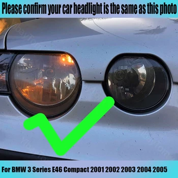 BMW 3 Serija E46 Compact 2001 2002 2003 2004 2005 RF Nuotolinio Įvairių Spalvų Itin Ryškių RGB LED Angel Eyes Komplektas