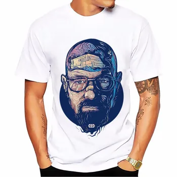 Breaking Bad heizenbergo Walter White jessie pinkman marškinėliai trumpomis rankovėmis atsitiktinis marškinėlius Kvėpuojantis komfortą plius dydžio marškinėlius