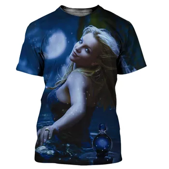 Britney Spears Vyrai/moterys Naujas Mados Cool 3D Spausdinti marškinėliai Atsitiktinis Harajuku Stiliaus Marškinėlius Streetwear Viršūnes Dropshipping