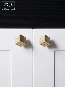 Bronzos rankena Nordic dizainas asmenybės stalčių spintelė baldai aukso kauliukų rankena virtuvės spintelių rankenos ir rankenos, žalvarinės stalčių