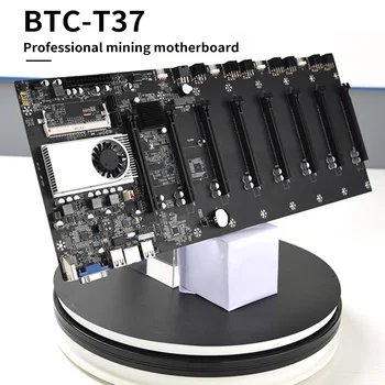 BTC-37 Miner Plokštė CPU Nustatyti SATA 3.0 8 GPU PCI-E 16X Plokštę su USB 2.0 DDR3 Atminties Lizdus Kompiuterių Dalys