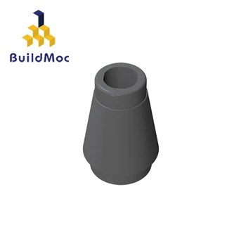 BuildMOC 59900 Kūgio 1x1 Viršuje Groove mūrinis aukštų technologijų Įvedimo Sugauti Statybinių Blokų Dalys 