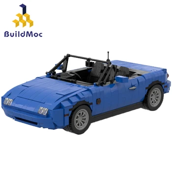 Buildmoc Modernių prekės MX-5 Automobilių Roadster Modelio Rinkinio SS-27076 Pastato Blokus, Plytas, Vaikams, Žaislai Tinka aukštos techalalalal RC AUTOMOBILIŲ