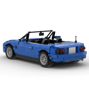 Buildmoc Modernių prekės MX-5 Automobilių Roadster Modelio Rinkinio SS-27076 Pastato Blokus, Plytas, Vaikams, Žaislai Tinka aukštos techalalalal RC AUTOMOBILIŲ