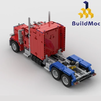 BuildMoc Peterbilt Sunkvežimių SS 24330 379 Lamborghini LeGINGlys Blokai Žaislų Rinkinys 