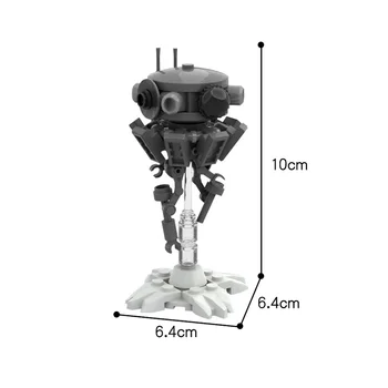 Buildmoc Sapce Karai Anti-gravity Plaukiojantis Robotas Skautų SS-37282 Imperial Zondas Droid Mini Modelio Blokai Kolektorius Žaislai