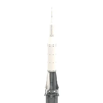 BuildMoc Techninės Sovietų N1 Mėnulis Raketų 