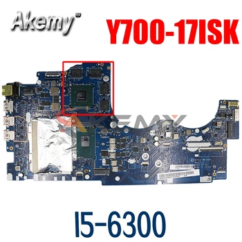 BY511 NM-A541 plokštė Lenovo Y700-17 Y700-17ISK nešiojamojo kompiuterio pagrindinė plokštė CPU i5 6300HQ GTX960M DDR4 bandymo darbai