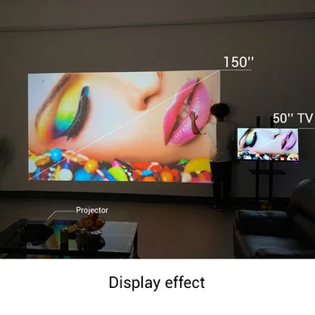 BYINTEK K9 Mini Nešiojamieji Full HD 1080P LED Nešiojamų Namų kino Teatro Vaizdo Projektoriumi (Galimybė Multi-Ekranas, Išmaniųjų Telefonų Tablet)