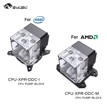 BYKSKI CPU Blokas Siurblio Rezervuare, Combo , PROCESORIUS-XPR-DDC-I M Integruotos AIO PWM Siurblys Vandens aušintuvas INTEL 115X 2011 , AMD AM3 AM4