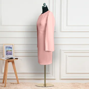 Bžūp Rožinė Rankovių Vasaros Suknelė Moterims Afrikos Elegantiška Baltos Aukštos Juosmens Bodycon Šaliai, Skraistės Femme 2021 Office Maxi Plus Size Vestidos